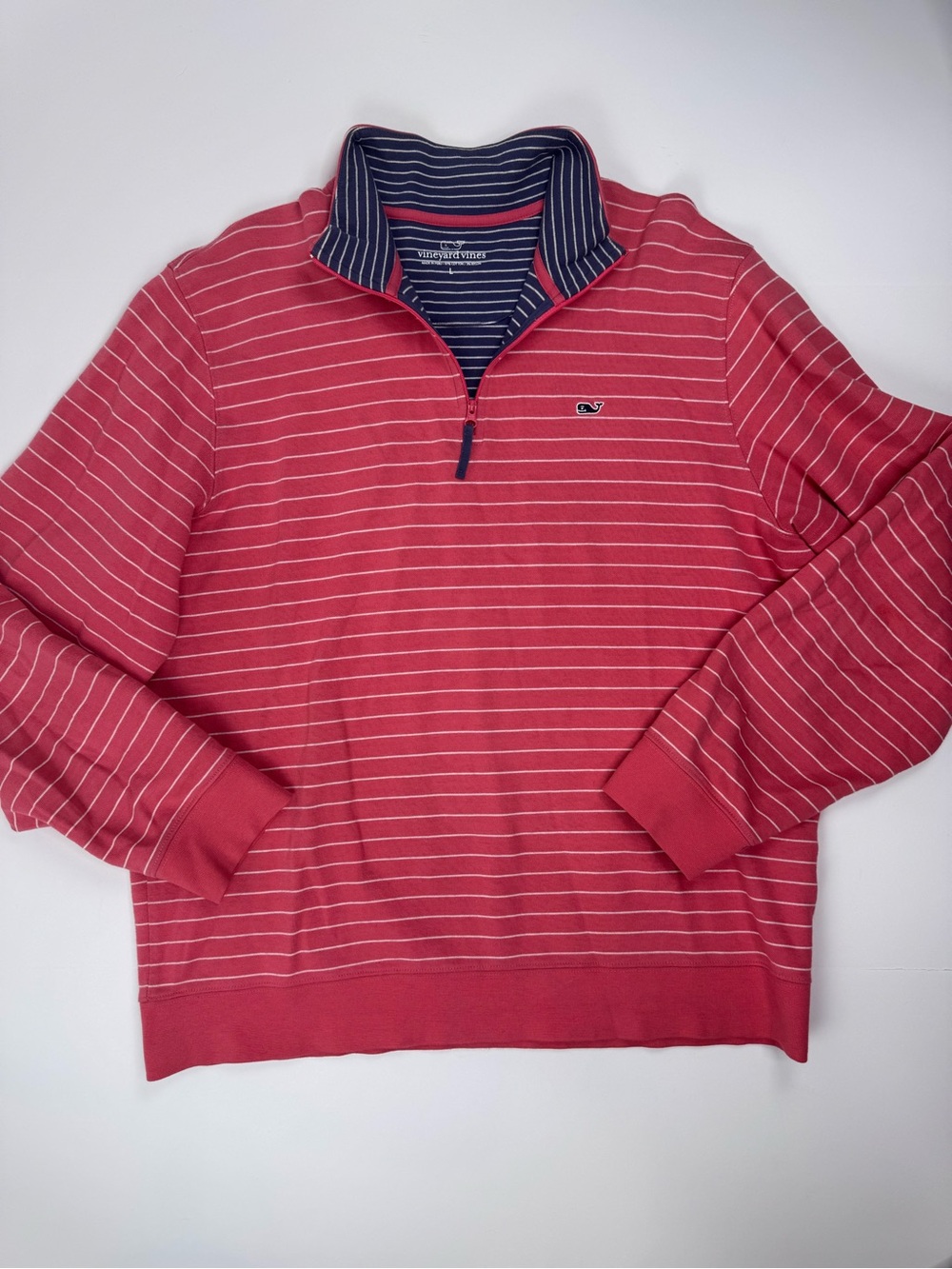 Vineyard Vines Pullover with White Stripes